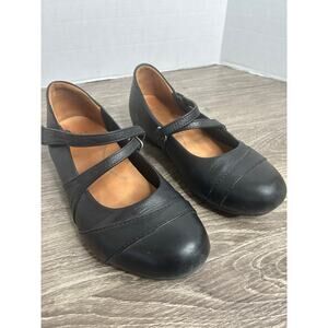 Ziera Super Support XRAY Black Mary Jane Strappy Loafers Comfort US 9 EU 40